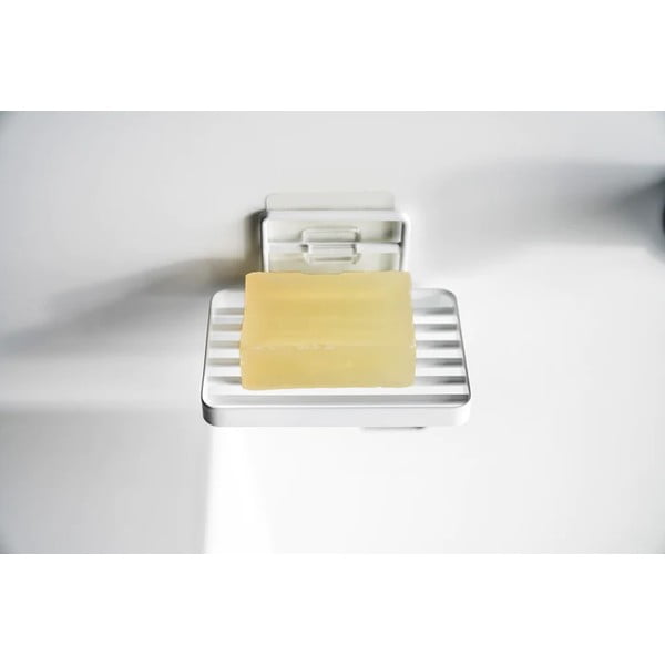 Bel kovinski podstavek za milo z namestitvijo brez vrtanja Film Hook – YAMAZAKI-image-1