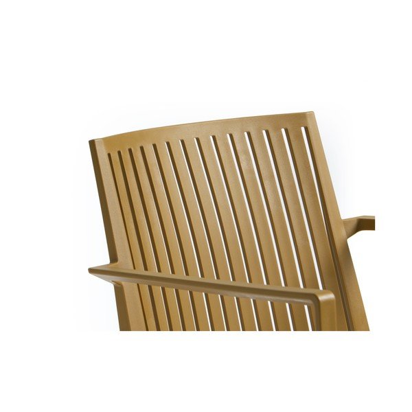 Rjavi plastični vrtni stol Bars - Rojaplast-image-1