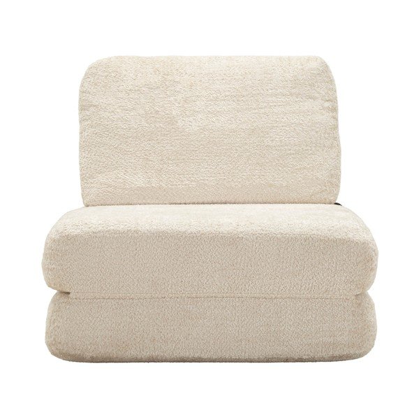 Bel raztegljiv fotelj iz tkanine bouclé Faster – Mauro Ferretti-image-2