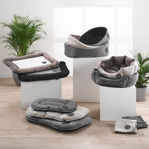 Svetlo rjava postelja za pse ø 50 cm – Love Story-image-1