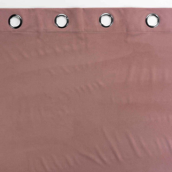 Rožnata žametna zavesa 140x260 cm Velouriane – douceur d'intérieur-image-2