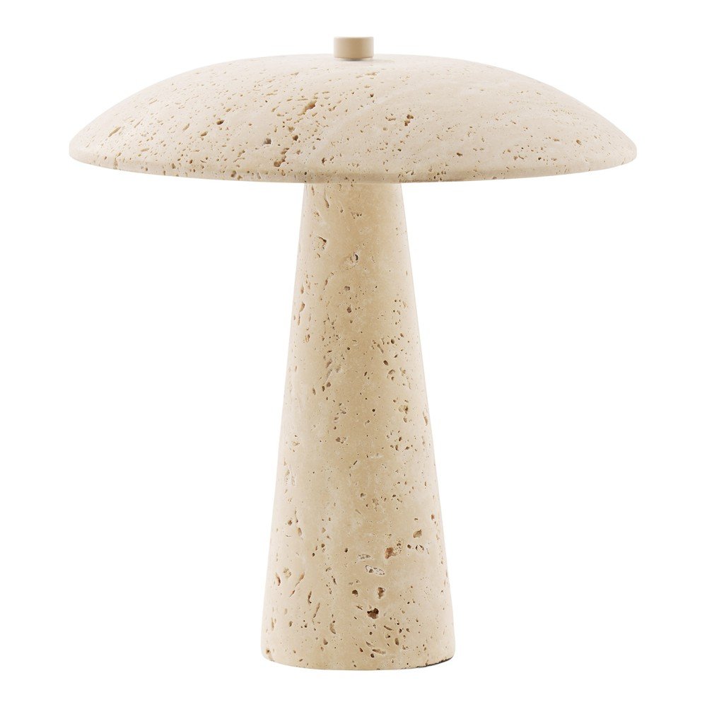 Bež lončena LED namizna svetilka (višina 25,5 cm) Consett