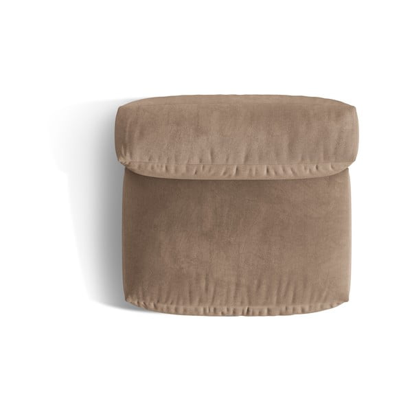 Svetlo rjav žameten modul za sedežno garnituro (sredinski modul) Martina – Micadoni -image-3