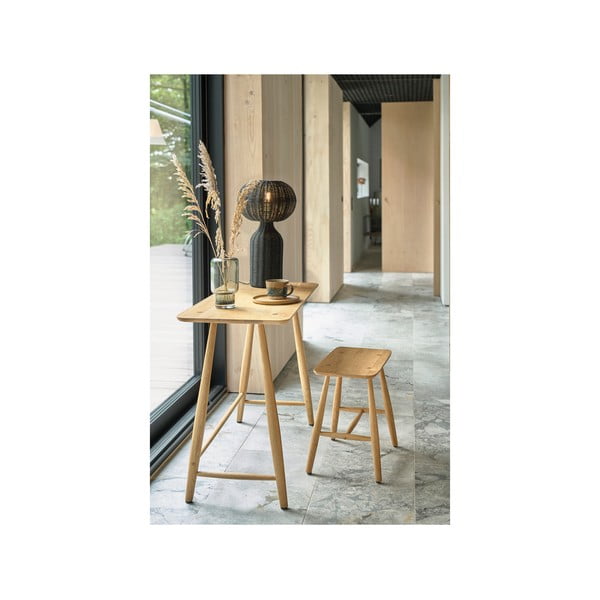 Črna namizna svetilka s senčnikom iz ratana (višina 43 cm) Werna – Villa Collection-image-4