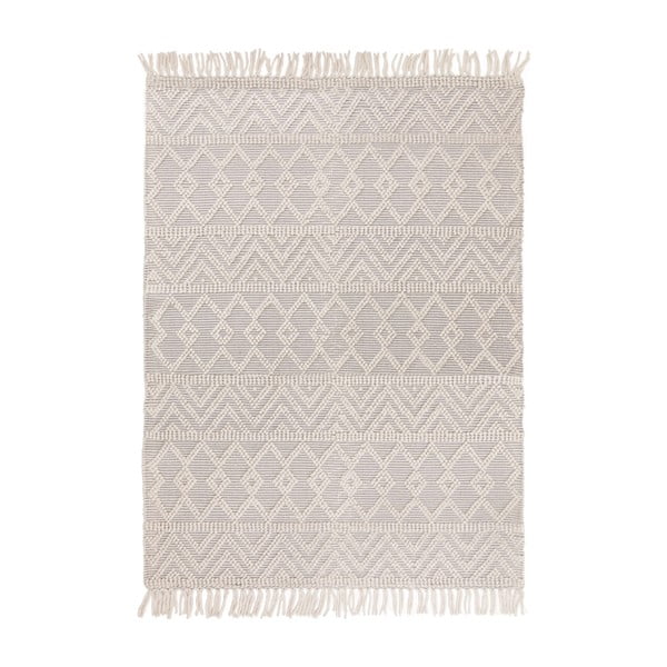 Svetlo siva volnena preproga 200x290 cm Asra – Asiatic Carpets