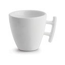 Bela porcelanasta skodelica za kapučino 165 ml Squito – BonBistro