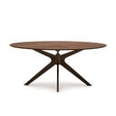 Jedilna miza z mizno ploščo v orehovem dekorju 110x180 cm Naanim – Kave Home