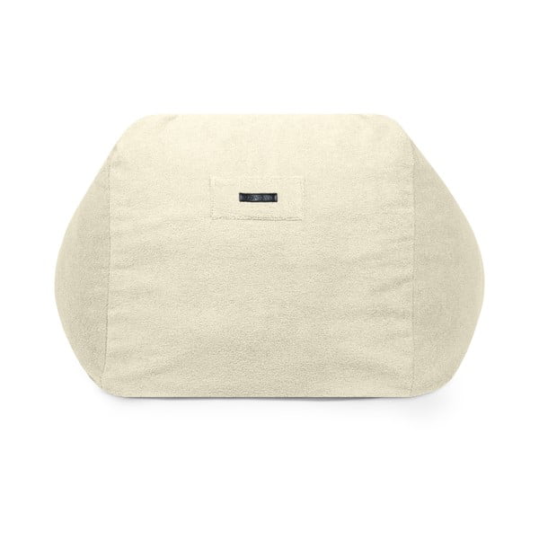 Kremno bela vreča za sedenje iz tkanine bouclé Sofa Snug – SLOWDOWN-image-4
