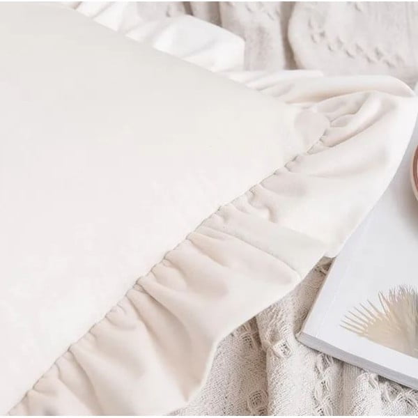 Prevleka za blazino iz mešanice bombaža 40x40 cm Ruffled – Mila Home-image-2
