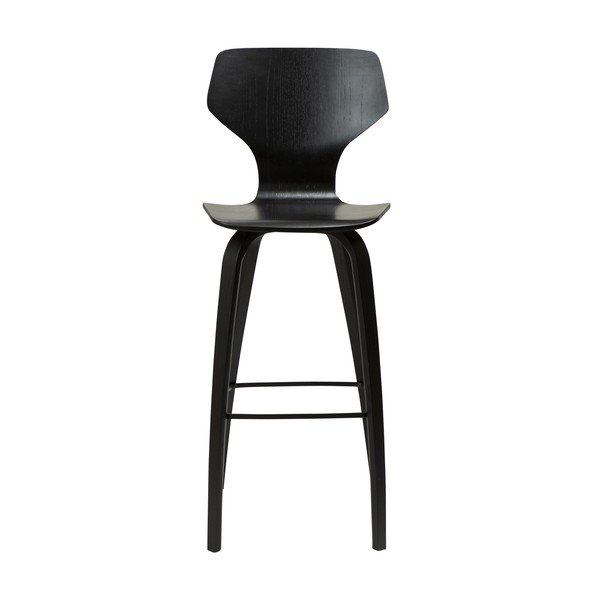 Črn barski stol (višina sedeža 75 cm) S.I.T – DAN-FORM Denmark-image-1
