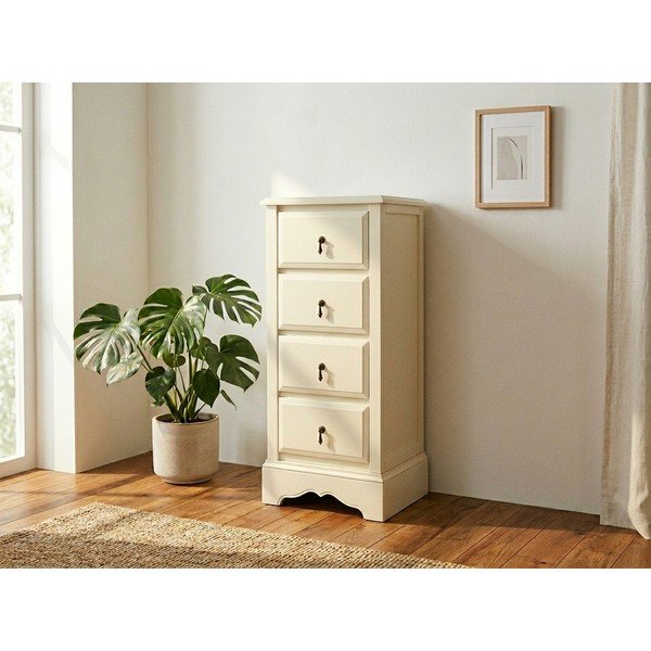 Slonokoščena omarica 43x104x50 cm Florence – Premier Housewares-image-1
