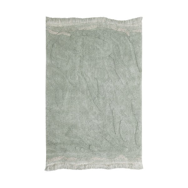 Mentolno zelena bombažna otroška igralna preproga 90x130 cm Waves – Lorena Canals-image-3