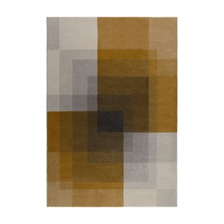 Siva in rumena preproga Flair Rugs Plaza, 160 x 230 cm