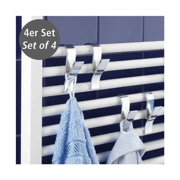 Komplet 4 kavljev za radiator Wenko Hook-image-2