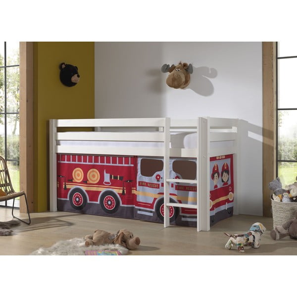 Otroške zavese v kompletu za posteljo 4 ks 195x75 cm Fire Truck – Vipack-image-2