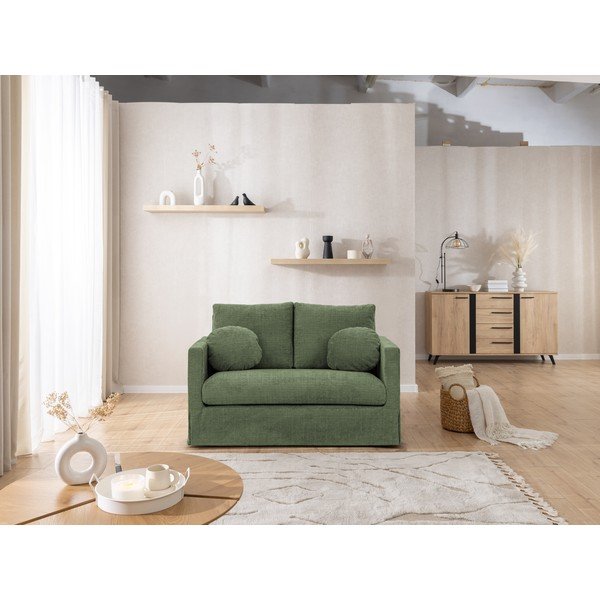 Zelena sedežna garnitura 140 cm Paphos – Ropez-image-3
