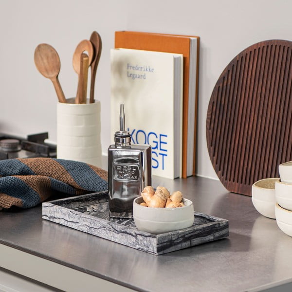 Marmorni dekorativni pladenj 16x31 cm Marble – Mette Ditmer Denmark-image-4