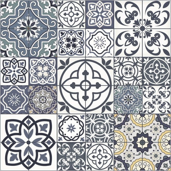 Talna nalepka Ambiance Floor Sticker Romana, 40 x 40 cm