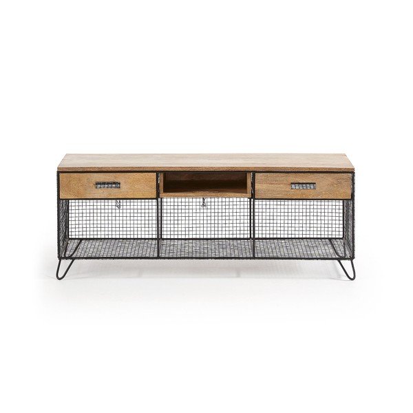 TV mizica iz mangovega lesa Kave Home Interni, 120,5 x 46 cm-image-2