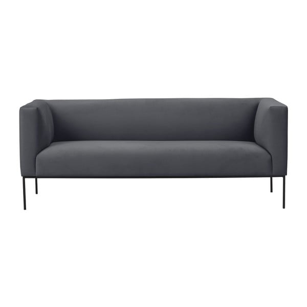 Temno siva zofa Windsor & Co Sofas Neptune, 195 cm