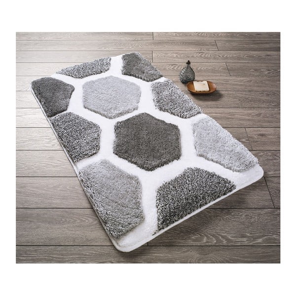 Kopalniška preproga Confetti Bathmats Tenedos Grey, 50 x 60 cm