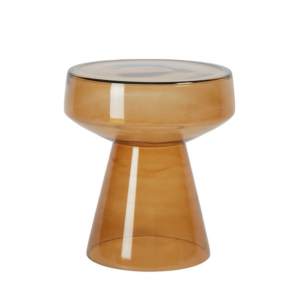 Steklena okrogla stranska mizica ø 37 cm Dakwa – Light & Living