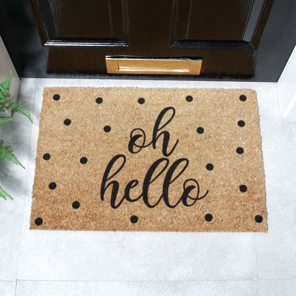 Predpražnik iz kokosovih vlaken 40x60 cm Oh Hello – Artsy Doormats-image-2