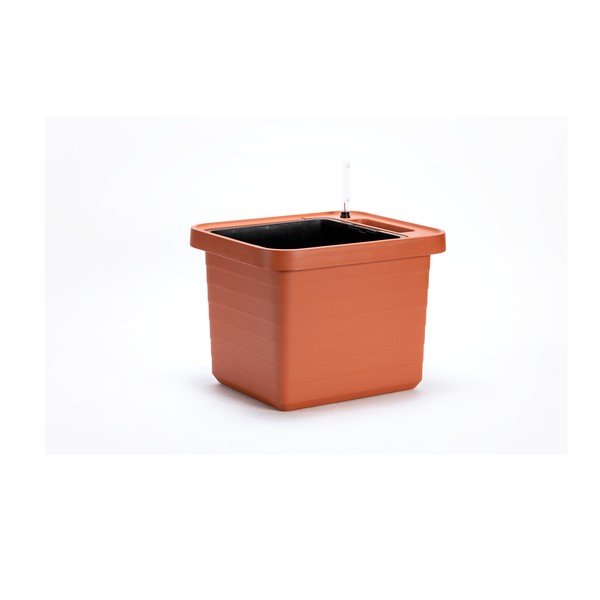 Samozalivalni cvetlični lonček Plastia Berberis UNO, 27 l-image-1