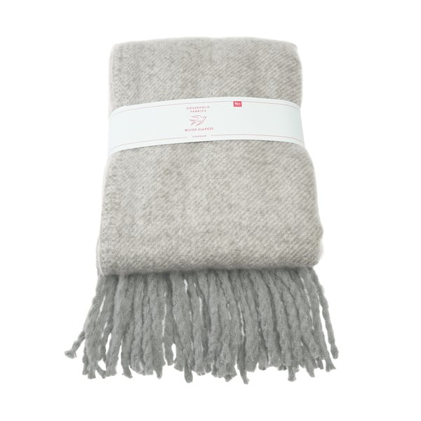 Siva odeja 127x185 cm – Rex London