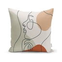 Prevleka za vzglavnik Minimalist Cushion Covers Post modern Drawing Face, 45 x 45 cm