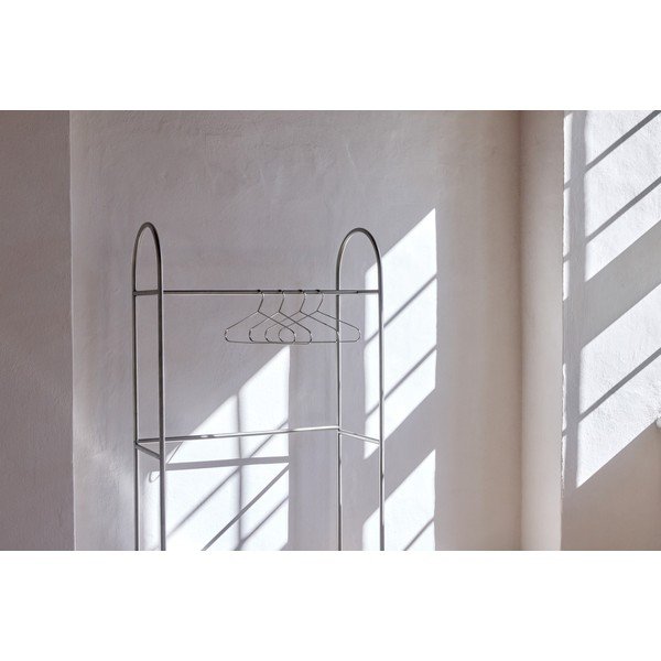Kovinsko stojalo za oblačila v mat srebrni barvi 92x186x39 cm Arch – Mette Ditmer Denmark-image-2