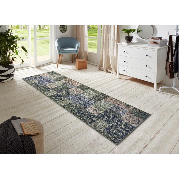 Zelen tekač 250x80 cm Kirie - Hanse Home-image-1