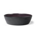 Črna/vijolična skledica iz kamenine Gastro Black/Purple – Bitz