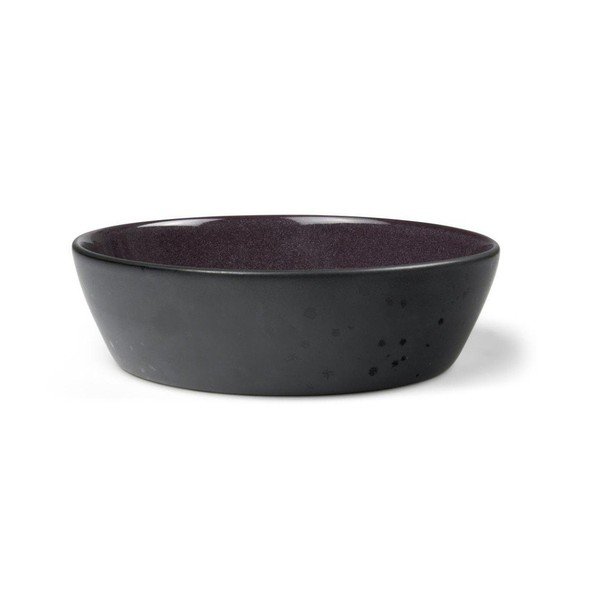 Črna/vijolična skledica iz kamenine Gastro Black/Purple – Bitz