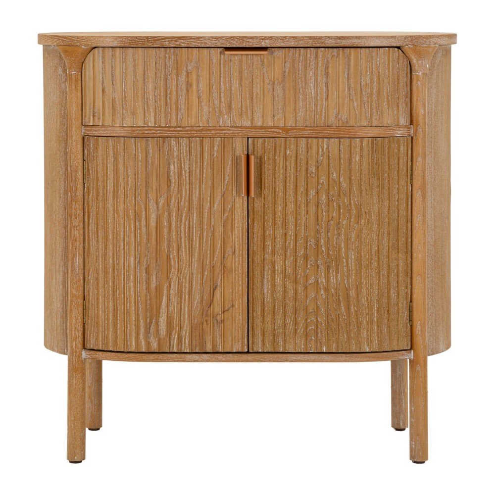 Komoda iz masivne jelke v naravni barvi 81x82x46 cm Gothenburg
