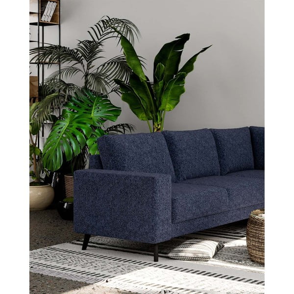 Temno modra kotna sedežna garnitura (kot po izbiri) Fynn – Ghado-image-4