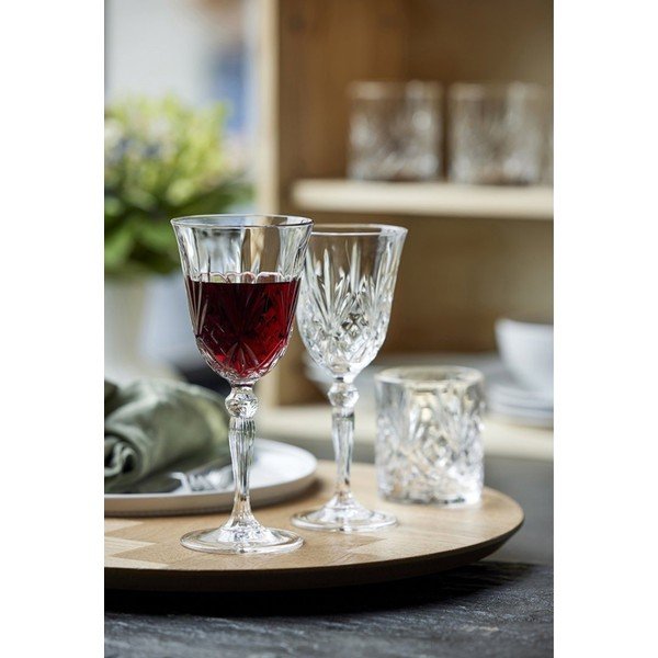 Kozarci v kompletu 4 ks za vino 270 ml Melodia – Lyngby Glas-image-2