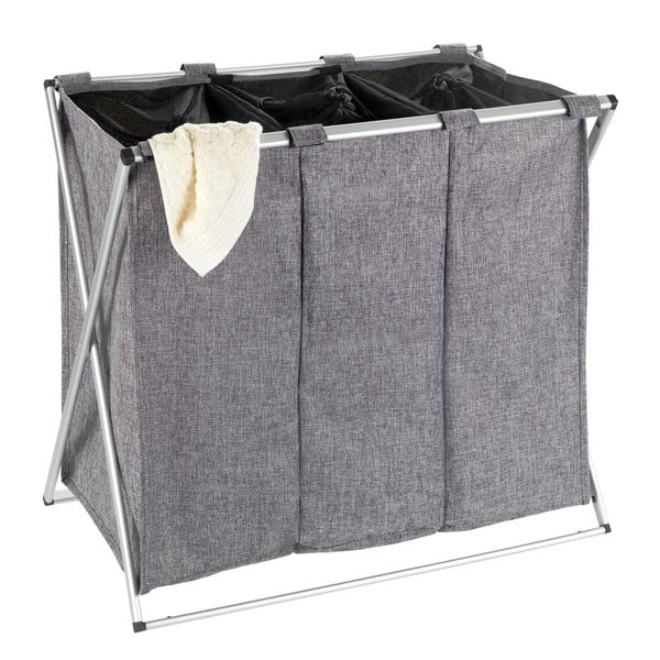 Siv tridelni koš za perilo Wenko Trilogia, 130 l-image-2
