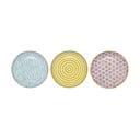 Komplet 3 lončenih desertnih krožnikov Bloomingville Patrizia, ø 16 cm