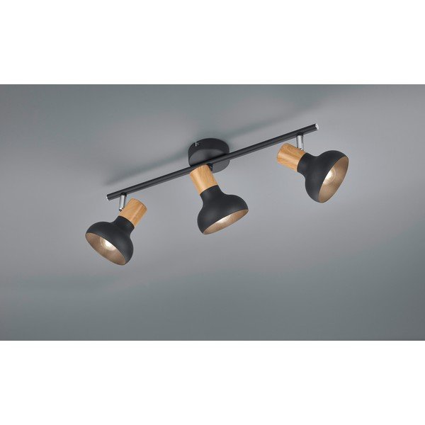 Mat črno točkovno svetilo ø 10 cm Latika – Reality-image-1