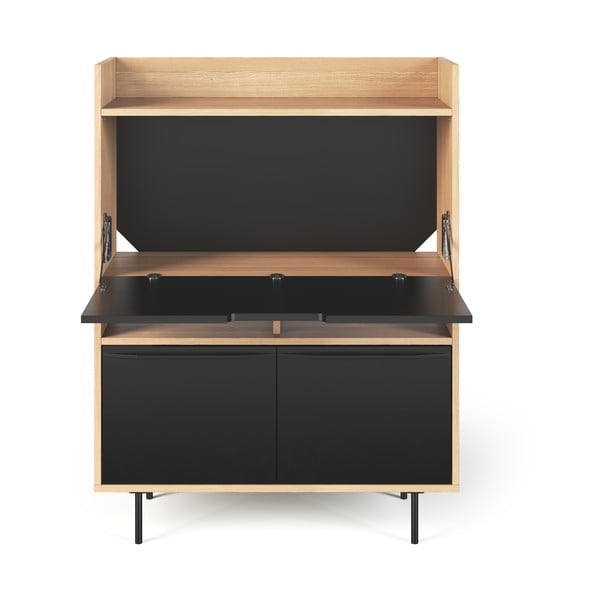 Pisalna miza v hrastovem dekorju 40x104 cm Lime – TemaHome-image-2