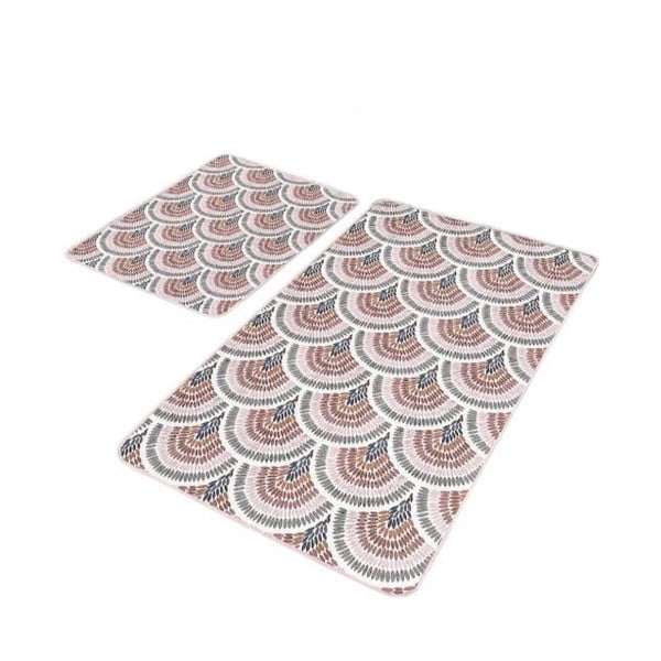 Žametne kopalniške preproge v kompletu 2 ks 60x100 cm – Mila Home