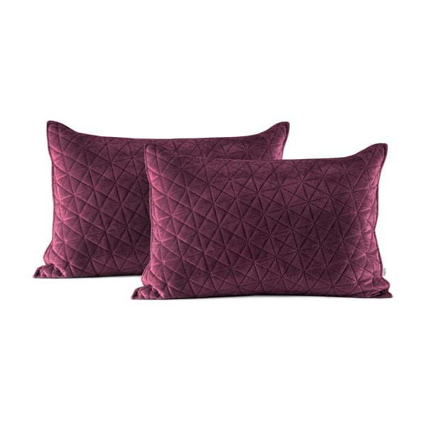 Komplet 2 temno roza prevleke za vzglavnik AmeliaHome Laila, 70 x 50 cm