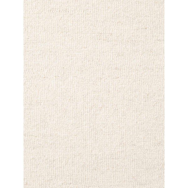 Kremno bela ročno tkana volnena okrogla preproga ø 160 cm Puristic Knots – Elle Decoration-image-4