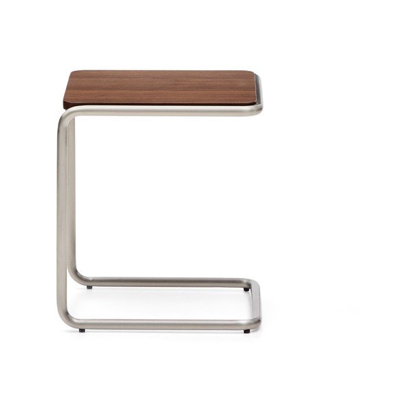 Stranska mizica v orehovem dekorju 42x42 cm Tarsel – Kave Home-image-2