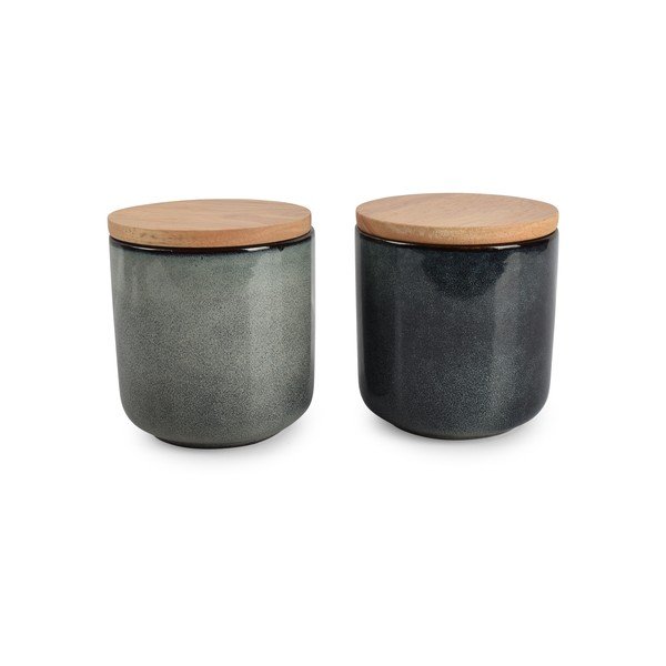 Posoda za shranjevanje za živila iz kamenine Meridian – Salt&Pepper-image-3