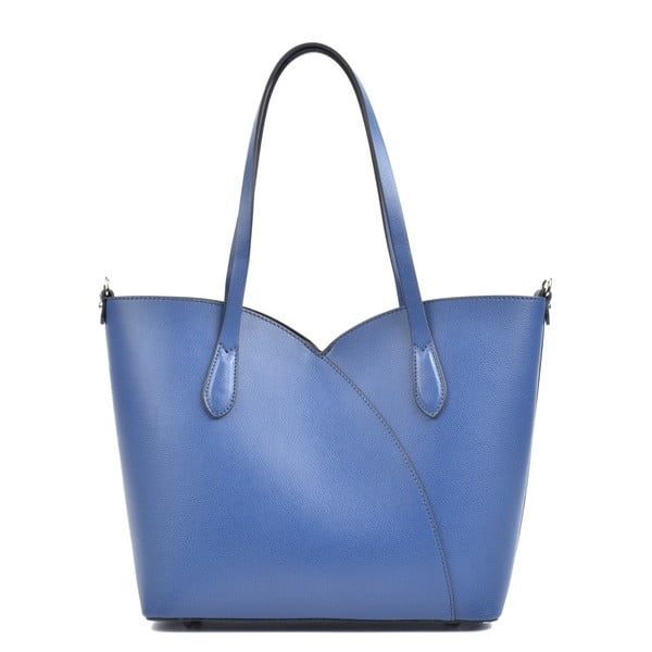 Modra usnjena torbica Isabella Rhea