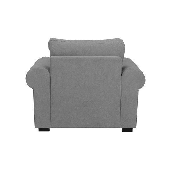 Svetlo siva Windsor & Co Sofas Fotelj Hermes-image-3