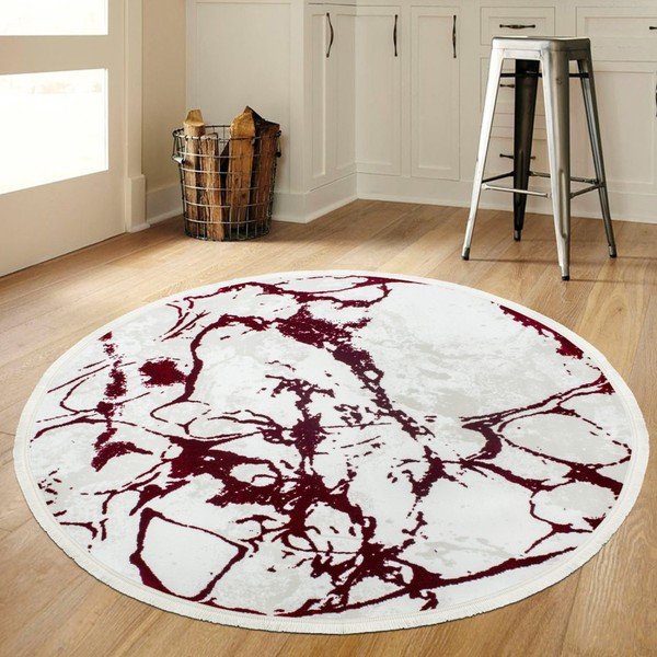 Preproga Extravagante Rojo, ⌀ 150 cm