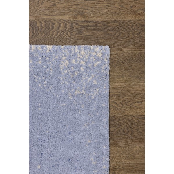 Svetlo modra volnena preproga 160x240 cm Folds – Agnella-image-3
